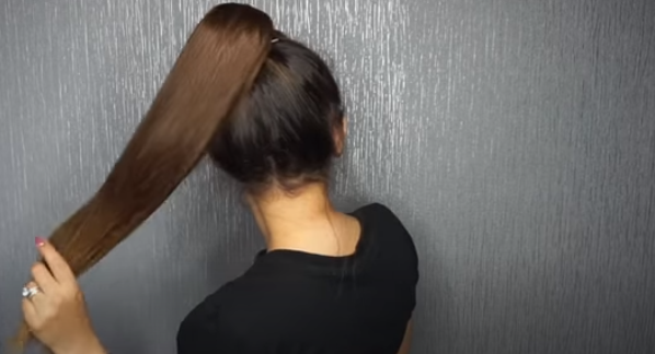 Brush your ponytail